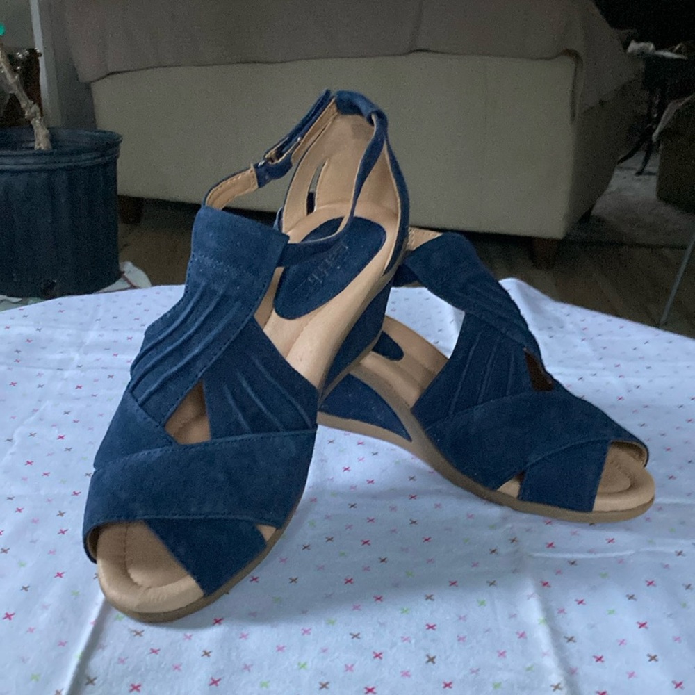 Earth Comfort Suede Sandel